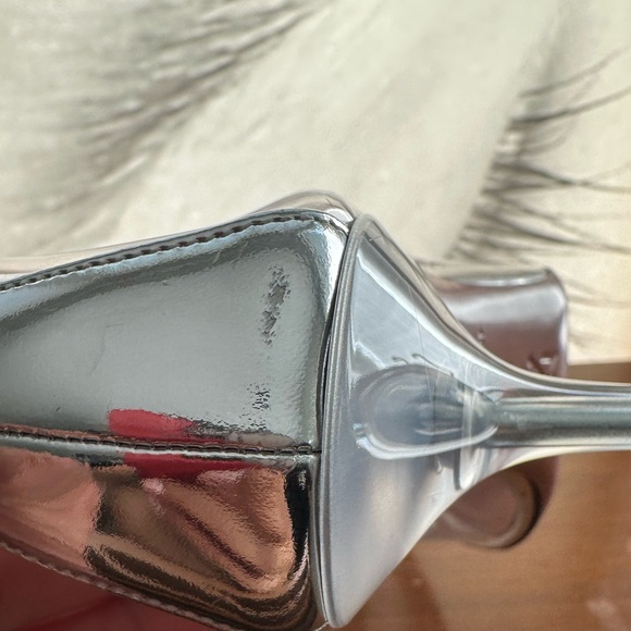 🌺AMINA MAUDDI🌺 Rosie Glass Pumps Transparent PVC Crystal Bow Size: 38.5 - Picture 13 of 16